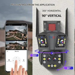Image of ChatGPT said: DualGuard Ultra 10K – 20MP AI Security Camera with 20x Zoom, 5 Lenses & Smart Tracking