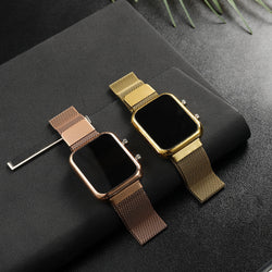Image of Luminous Led Student Digital Magnet Buckle Men'S Electronic Watch