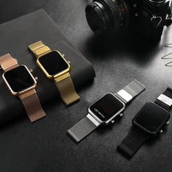 Image of Luminous Led Student Digital Magnet Buckle Men'S Electronic Watch