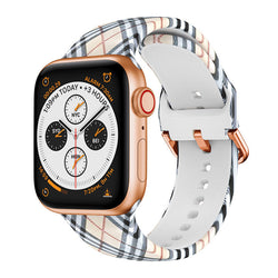 Image of Applicable Apple Printed Silicone Strap