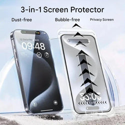 Image of iShield Privacy: 3-in-1 iPhone Screen Protector – Privacy, Strength & Clarity