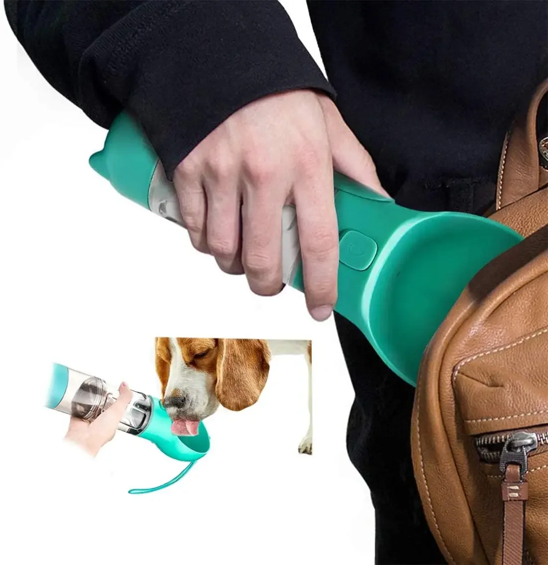 3-in-1 Portable Pet Water Bottle Paw Hydrate Pro