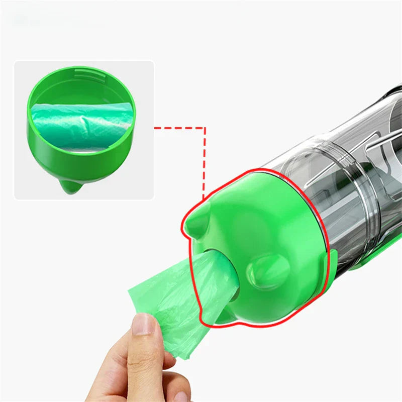 3-in-1 Portable Pet Water Bottle Paw Hydrate Pro