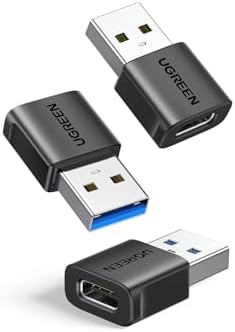 Image of USB A to USB C Adapter (2-Pack)