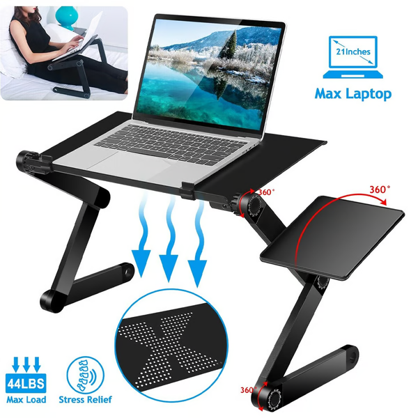 FlexStand™ 360° Ergonomic Laptop Stand – Comfort Meets Productivity