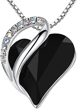 Image of Leafael Infinity Love Heart Necklace Birthstone Necklace for Women
