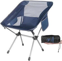 Image of Folding Camping Chair – 7075 Aluminium Frame, Ripstop Fabric, Quick Setup, 136kg Support