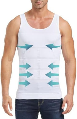 Image of Men's Shaper Slimming Undershirts T-Shirt