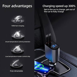 Image of 4 in 1 Retractable Charger