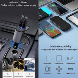 Image of 4 in 1 Retractable Charger