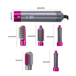 Image of 5-in-1 Hot Air Hair Styler – Dry, Straighten, Curl, Volumize & Smooth