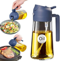 Image of Olive Oil Dispenser, 2 in 1 Oil Sprayer for Cooking