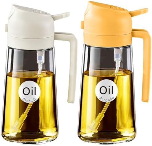 Olive Oil Dispenser, 2 in 1 Oil Sprayer for Cooking