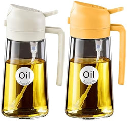 Image of Olive Oil Dispenser, 2 in 1 Oil Sprayer for Cooking