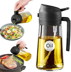 Image of Olive Oil Dispenser, 2 in 1 Oil Sprayer for Cooking