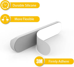 Image of Cable Clip Organizer – 7 Slot Silicone Cable Holder with Strong Adhesive for Cables