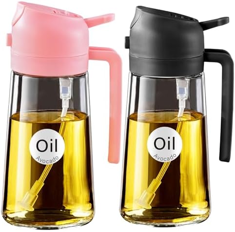 Olive Oil Dispenser, 2 in 1 Oil Sprayer for Cooking