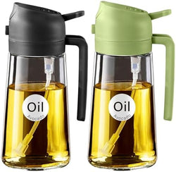 Image of Olive Oil Dispenser, 2 in 1 Oil Sprayer for Cooking
