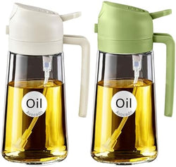 Image of Olive Oil Dispenser, 2 in 1 Oil Sprayer for Cooking