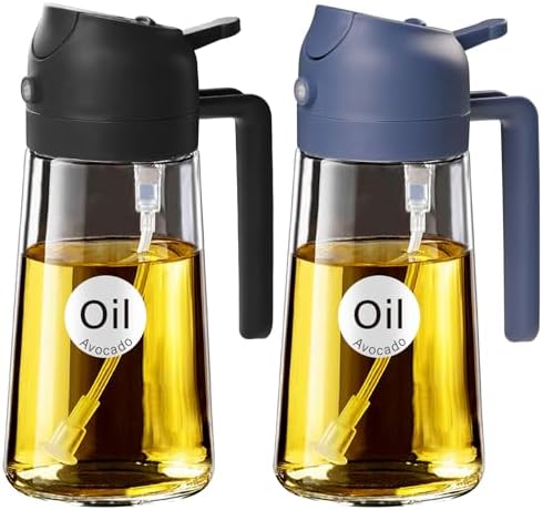Olive Oil Dispenser, 2 in 1 Oil Sprayer for Cooking