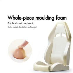 Image of Gaming Chair with Massage, Footrest & Adjustable Recline 🎮💺