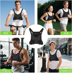 Image of Running chest bag, Water Resistant Sports Chest Bag