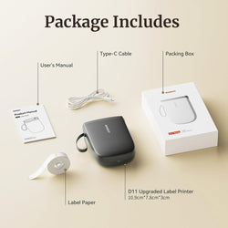 Image of Upgraded Bluetooth Label Maker – Portable, Smart Label Printing, High-Quality, Wireless Thermal Printer