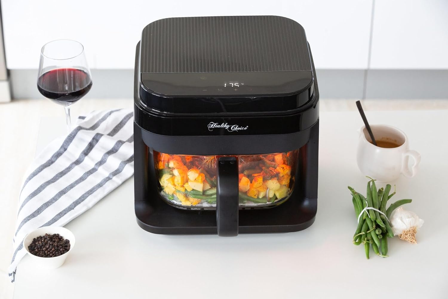 Healthy Choice 6.5L Glass Digital Air Fryer