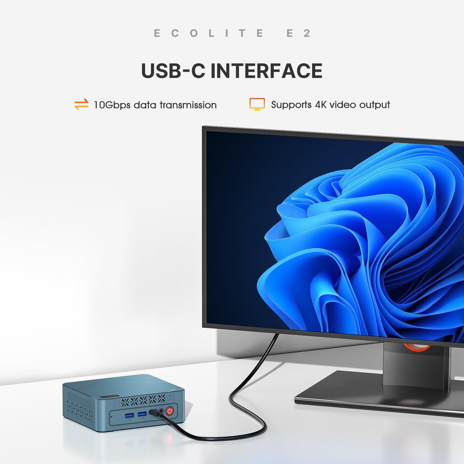 E4 Mini PC – AMD Ryzen 5 3550H | 16GB RAM, 1TB NVMe SSD | Triple Display Support