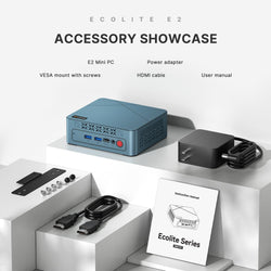 Image of E4 Mini PC – AMD Ryzen 5 3550H | 16GB RAM, 1TB NVMe SSD | Triple Display Support