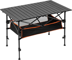 Image of Portable Folding Camping Table – Ultralight Aluminium, Adjustable Height, Large Storage Bag, Sturdy & Durable