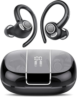 Image of Bluetooth 5.3 Over-Ear Wireless Sport Earbuds – 48H Playback, LED Display