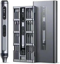 Image of Powerful Cordless Electric Precision Screwdriver Set With LED Light , 52 in 1