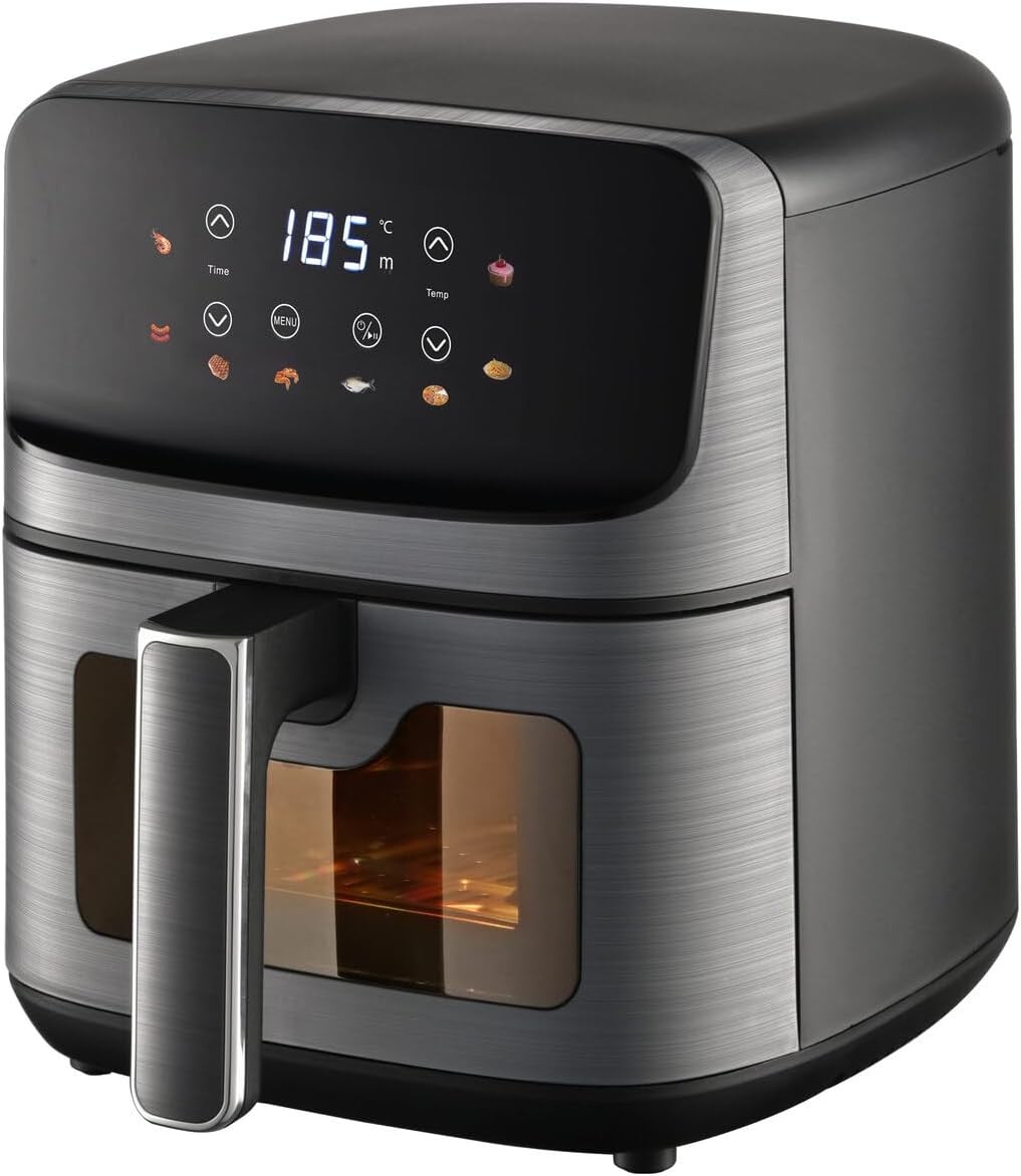 Digital Air Fryer Oven – 5L Capacity, 1300-1500W, Stainless Steel