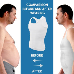 Image of Men's Shaper Slimming Undershirts T-Shirt