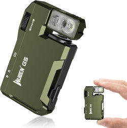 Image of Rechargeable EDC Flashlight – Compact, Magnetic, Dual-Light Source, IP68 Waterproof, 400 Lumens, Type-C Fast Charging