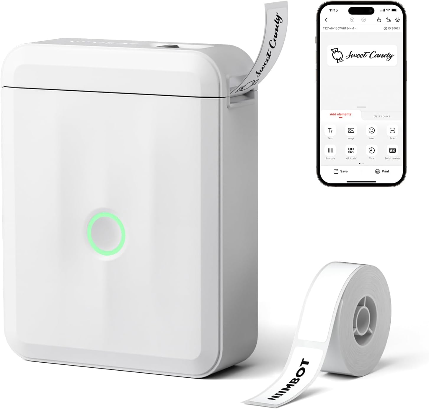 Upgraded Bluetooth Label Maker – Portable, Smart Label Printing, High-Quality, Wireless Thermal Printer