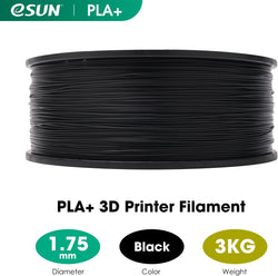 Image of 3D Printing Filament 1.75mm 1KG Black, High Accuracy