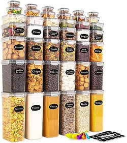 Image of Feshory 42 Pack Airtight Food Storage Container Set
