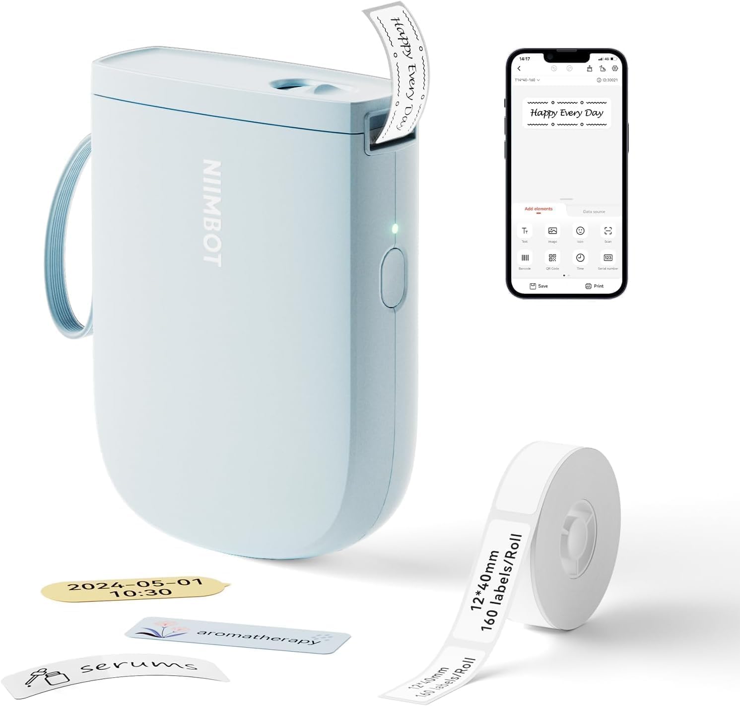 Upgraded Bluetooth Label Maker – Portable, Smart Label Printing, High-Quality, Wireless Thermal Printer