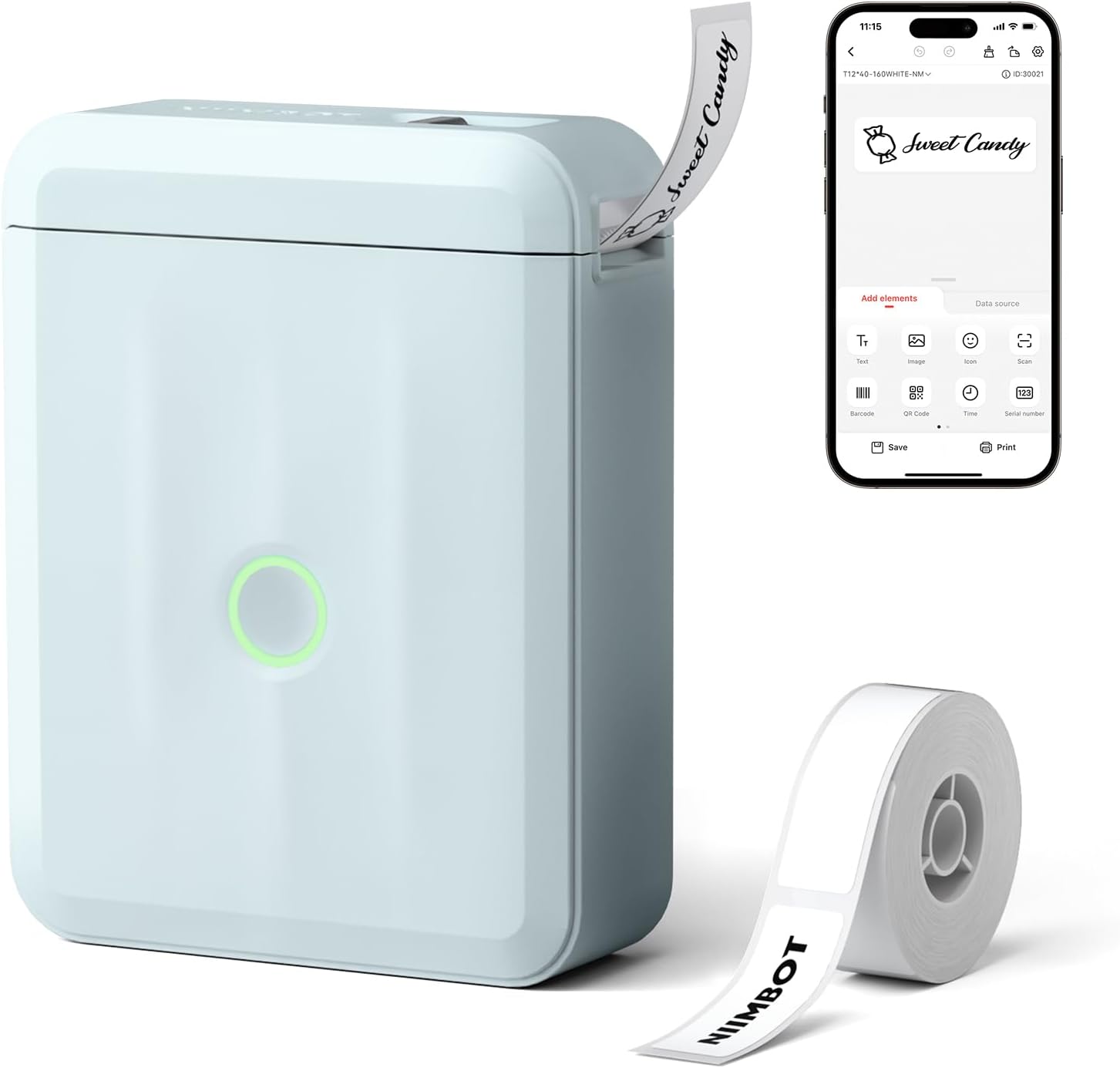 Upgraded Bluetooth Label Maker – Portable, Smart Label Printing, High-Quality, Wireless Thermal Printer