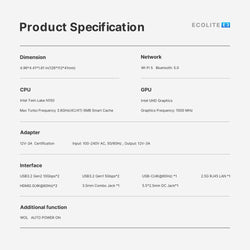 Image of E4 Mini PC – AMD Ryzen 5 3550H | 16GB RAM, 1TB NVMe SSD | Triple Display Support