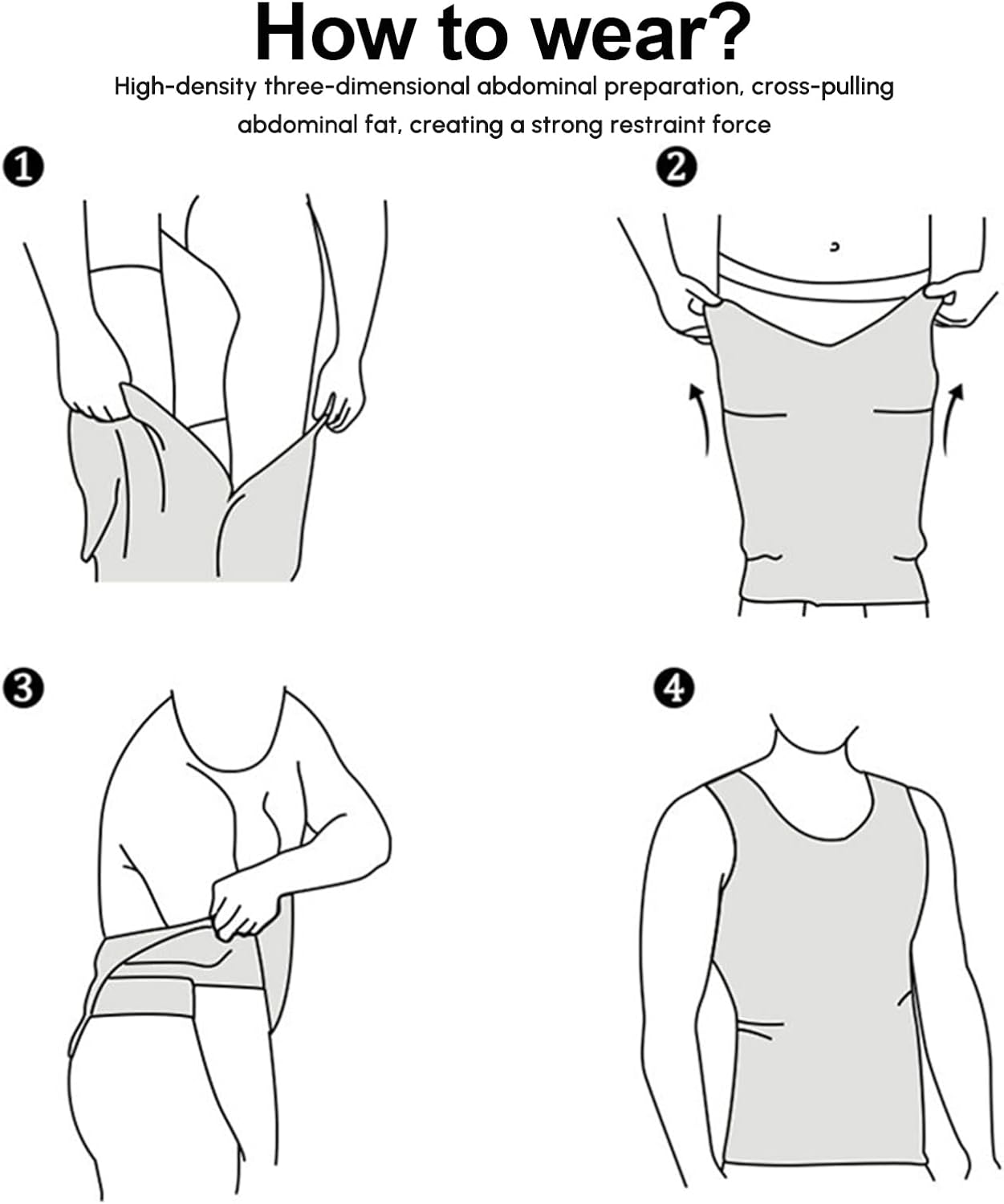 Men's Shaper Slimming Undershirts T-Shirt