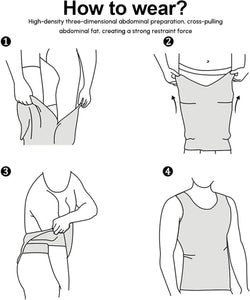 Image of Men's Shaper Slimming Undershirts T-Shirt