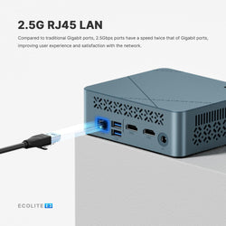 Image of E4 Mini PC – AMD Ryzen 5 3550H | 16GB RAM, 1TB NVMe SSD | Triple Display Support