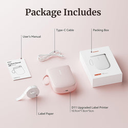 Image of Upgraded Bluetooth Label Maker – Portable, Smart Label Printing, High-Quality, Wireless Thermal Printer