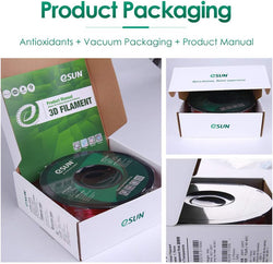 Image of 3D Printing Filament 1.75mm 1KG Black, High Accuracy