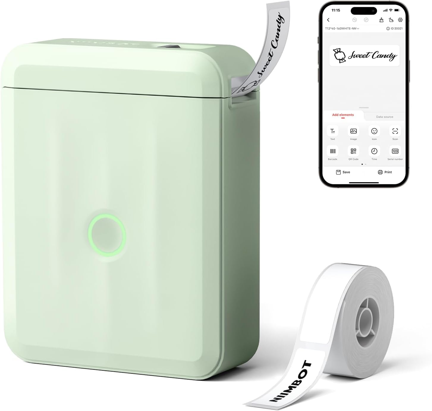 Upgraded Bluetooth Label Maker – Portable, Smart Label Printing, High-Quality, Wireless Thermal Printer