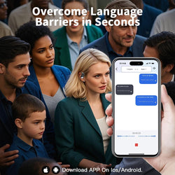 Image of AI Real-Time Translation Earbuds – 3-in-1 Bluetooth Translator with 144 Languages