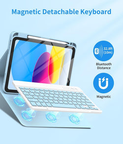 Image of iPad Case Keyboard with Mouse – Compatible with 10.2